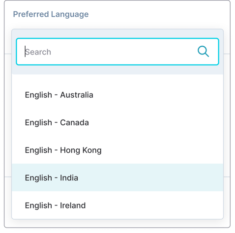 Preferred Language Selection (1)