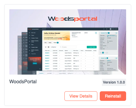WoodsPortal theme