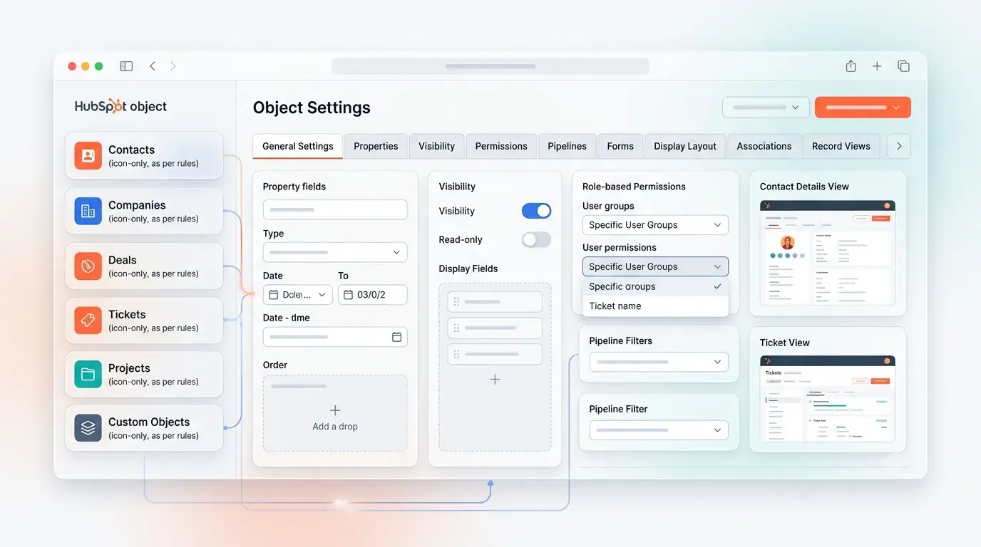 Configuring Object Settings in WoodsPortal