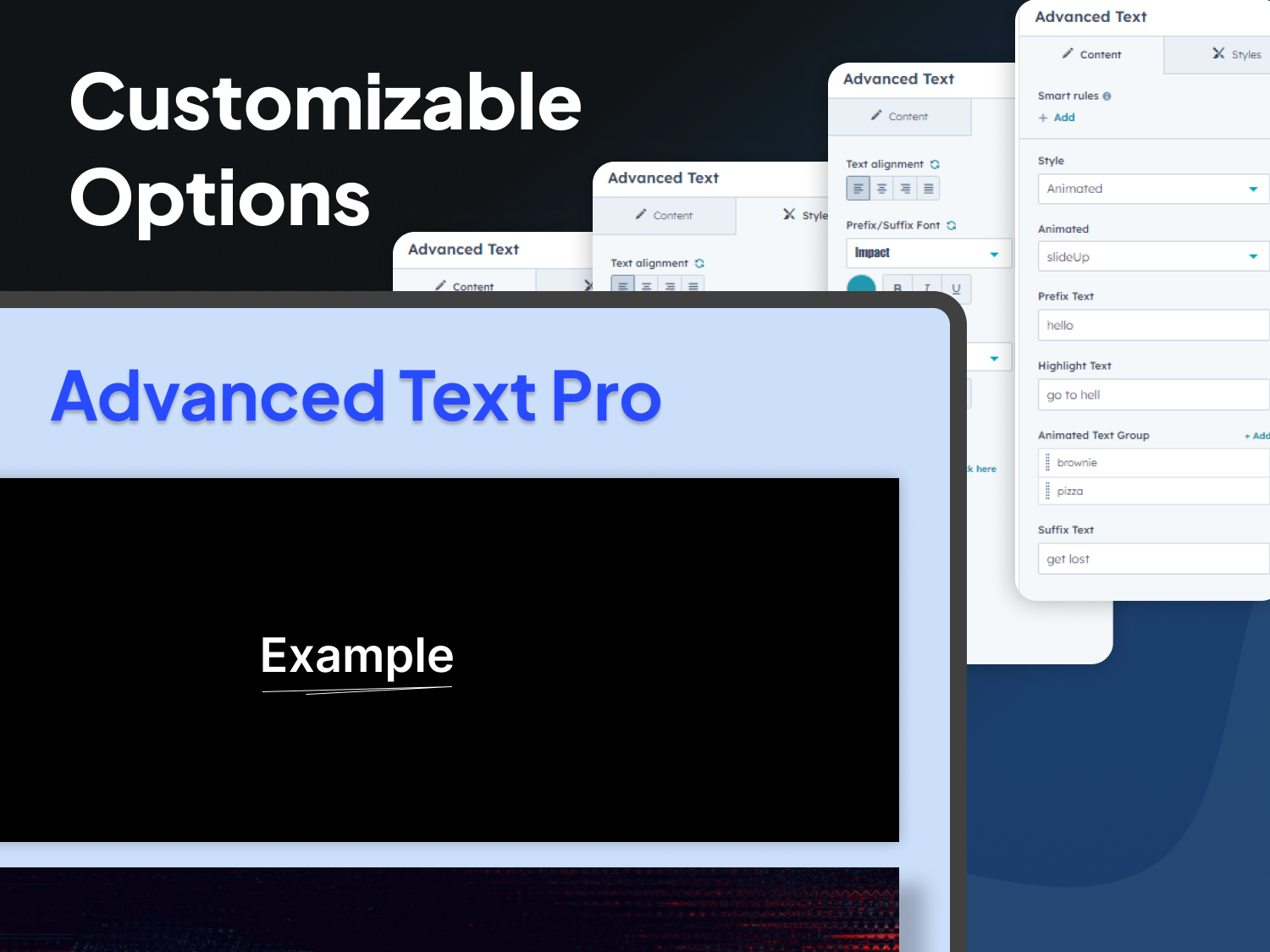 Boundless Customization