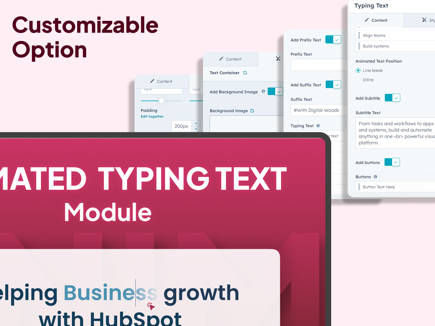 Customize with Ease