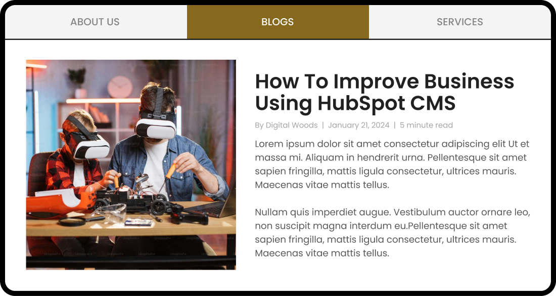 Content Tabs image