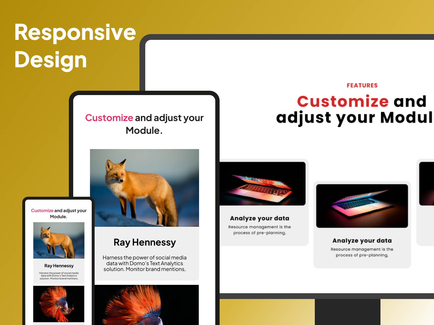 Responsive Design for all Devices