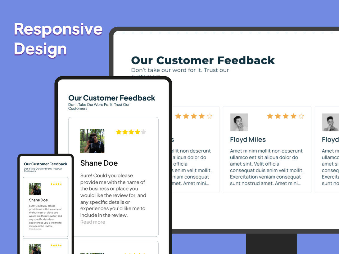 Responsive Design for all Devices