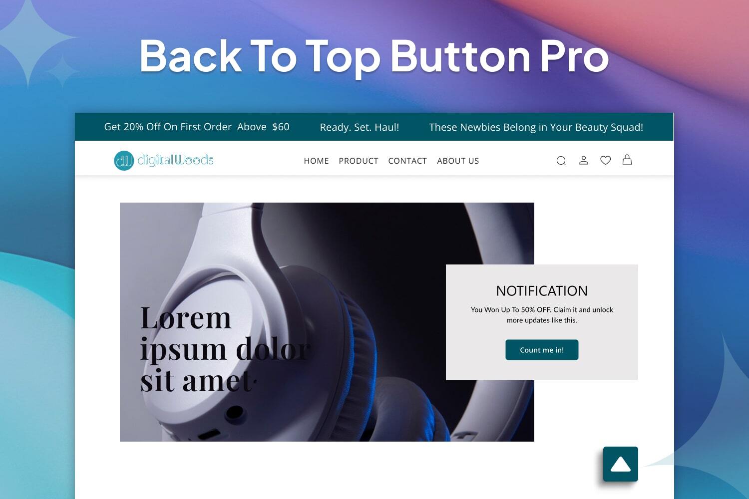 Back to Top Button Pro