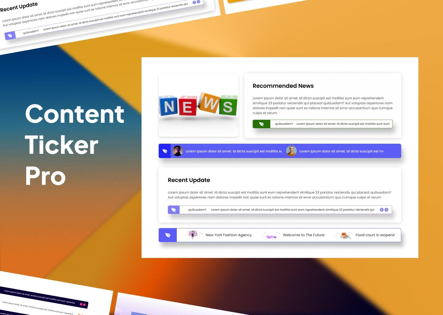 Content Ticker Pro